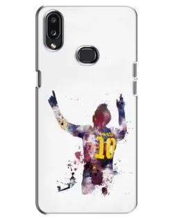 Чехол для Samsung Galaxy A10s (A107) с картинкой «Messi Barca»