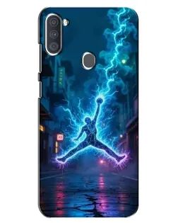 Чехол для Samsung Galaxy A11 (A115) с картинкой «Jordan Gold Jumpman»