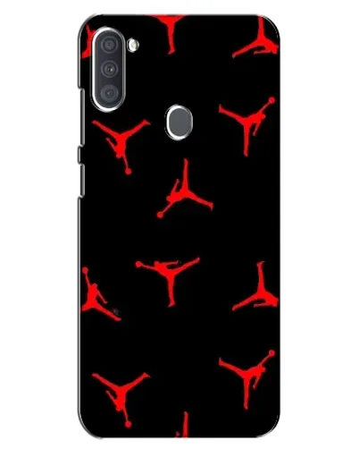 Чехол для Samsung Galaxy A11 (A115) с картинкой «Jordan Red Pattern»