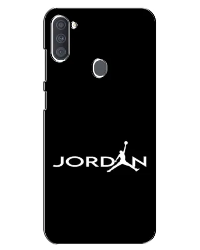 Чехол для Samsung Galaxy A11 (A115) с картинкой «Jordan White Logo»