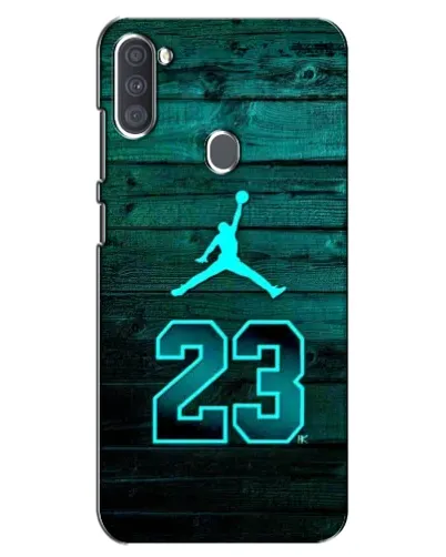 Чехол для Samsung Galaxy A11 (A115) с картинкой «Jordan Cyan 23»