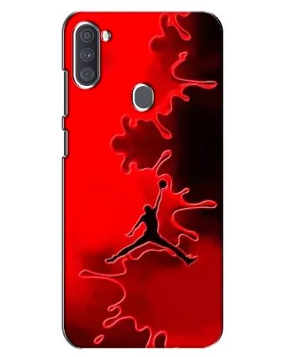 Чехол для Samsung Galaxy A11 (A115) с картинкой «Jordan Red Smoke»