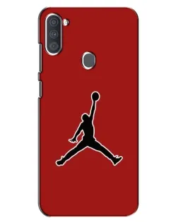 Чехол для Samsung Galaxy A11 (A115) с картинкой «Jordan Red Back»