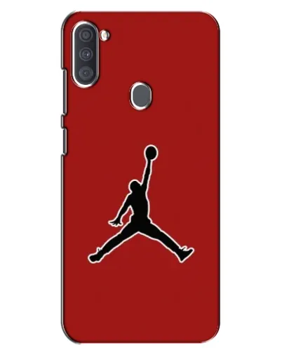 Чехол для Samsung Galaxy A11 (A115) с картинкой «Jordan Red Back»