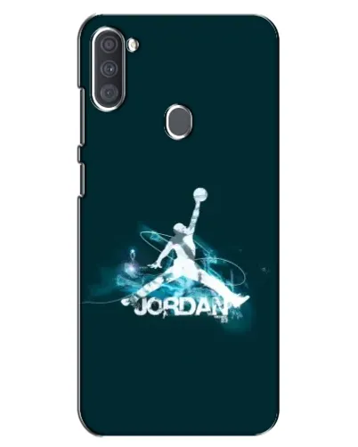 Чехол для Samsung Galaxy A11 (A115) с картинкой «Jordan Blue Fire»