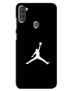 Чехол для Samsung Galaxy A11 (A115) с картинкой «Jordan Silhouette»