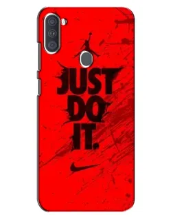 Чехол для Samsung Galaxy A11 (A115) с картинкой «Nike Just Do It»