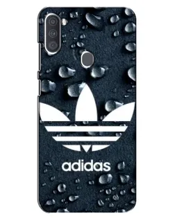 Чохол для Samsung Galaxy A11 (A115) з картинкою «Adidas Trefoil Blue»