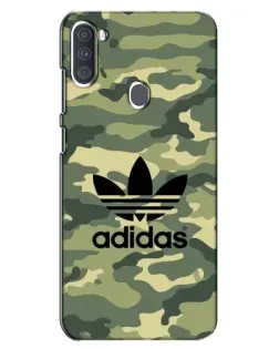 Чохол для Samsung Galaxy A11 (A115) з картинкою «Мілітарі стиль Adidas»