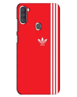 Чохол для Samsung Galaxy A11 (A115) з картинкою «Червоний мінімалізм Adidas»