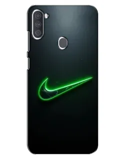 Чохол для Samsung Galaxy A11 (A115) з картинкою «Неоновий контур Nike»