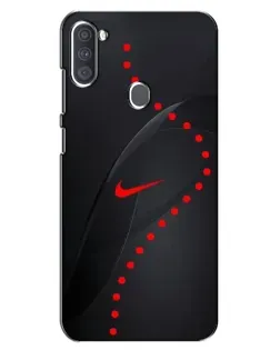 Чехол для Samsung Galaxy A11 (A115) с картинкой «Абстрактный дизайн Nike»