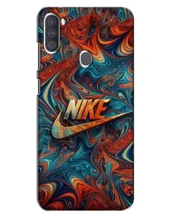 Чехол для Samsung Galaxy A11 (A115) с картинкой «Nike в абстракции»