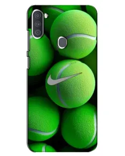 Чехол для Samsung Galaxy A11 (A115) с картинкой «Теннисные мячи Найк»