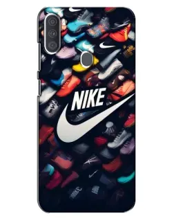 Чехол для Samsung Galaxy A11 (A115) с картинкой «Коллекция кроссовок Nike»