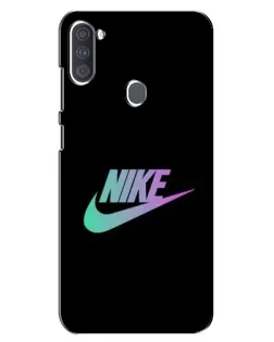 Чехол для Samsung Galaxy A11 (A115) с картинкой «Nike — городская ночь»