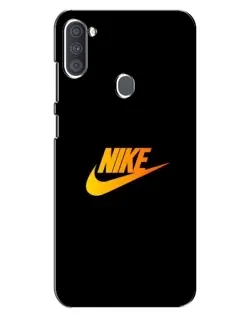 Чохол для Samsung Galaxy A11 (A115) з картинкою «Золотий логотип Nike»