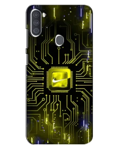 Чехол для Samsung Galaxy A11 (A115) с картинкой «Nike — золотая искра» Чехол для Samsung Galaxy A11 (A115) с картинкой «Nike — золотая искра»