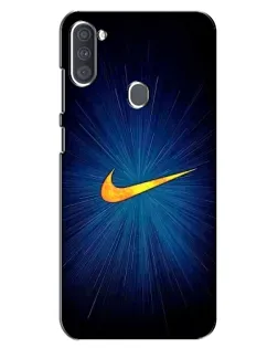 Чохол для Samsung Galaxy A11 (A115) з картинкою «Синій пульс Nike»