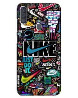 Чохол для Samsung Galaxy A11 (A115) з картинкою «Яскравий колаж Nike»