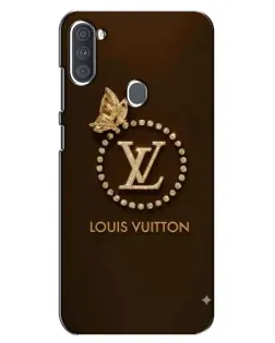 Чохол для Samsung Galaxy A11 (A115) з картинкою «LV — золота печатка»