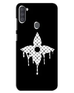 Чохол для Samsung Galaxy A11 (A115) з картинкою «Квіткова монограма»