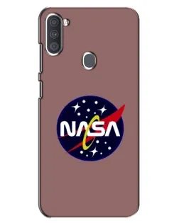 Чехол для Samsung Galaxy A11 (A115) с картинкой «NASA — ретро космос»