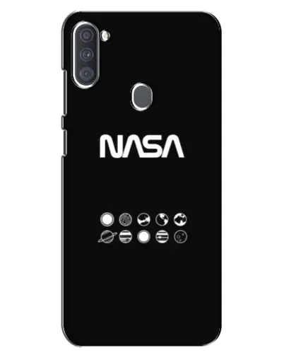 Чехол для Samsung Galaxy A11 (A115) с картинкой «NASA — технический принт» Чехол для Samsung Galaxy A11 (A115) с картинкой «NASA — технический принт»