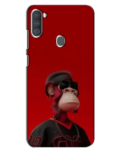 Чохол для Samsung Galaxy A11 (A115) з картинкою «Bored Ape в червоному»