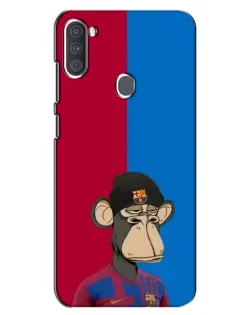 Чохол для Samsung Galaxy A11 (A115) з картинкою «Bored Ape — фанат Барси»