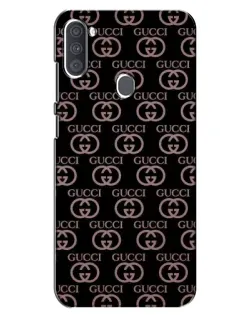 Чехол для Samsung Galaxy A11 (A115) с картинкой «Классическая монограмма Gucci»