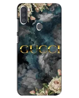 Чехол для Samsung Galaxy A11 (A115) с картинкой «Абстрактные цветы Gucci»