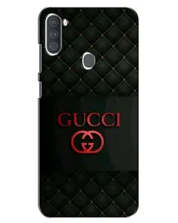 Чехол для Samsung Galaxy A11 (A115) с картинкой «Gucci — стеганый черный»