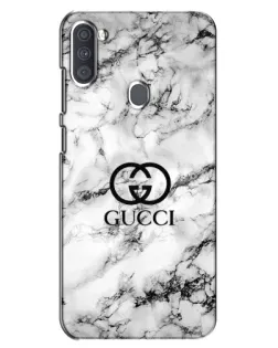 Чехол для Samsung Galaxy A11 (A115) с картинкой «Gucci — мраморный шик»