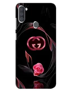 Чехол для Samsung Galaxy A11 (A115) с картинкой «Gucci — неоновая роза»