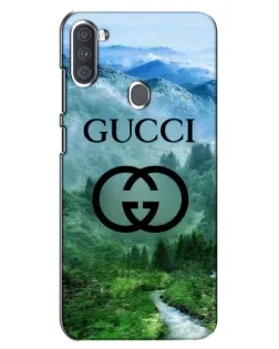 Чехол для Samsung Galaxy A11 (A115) с картинкой «Gucci — горный пейзаж»