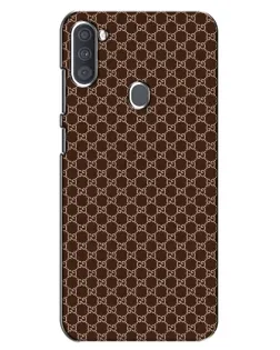 Чохол для Samsung Galaxy A11 (A115) з картинкою «Gucci — шоколадна сітка» Чохол для Samsung Galaxy A11 (A115) з картинкою «Gucci — шоколадна сітка»