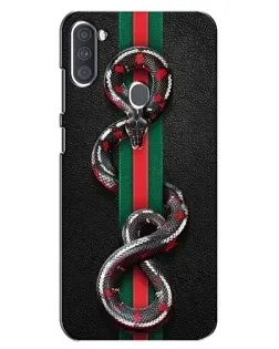 Чохол для Samsung Galaxy A11 (A115) з картинкою «Gucci — змія на смузі» Чохол для Samsung Galaxy A11 (A115) з картинкою «Gucci — змія на смузі»