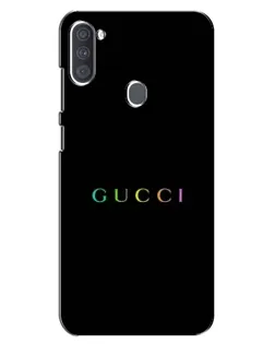 Чохол для Samsung Galaxy A11 (A115) з картинкою «Gucci — неоновий мінімалізм» Чохол для Samsung Galaxy A11 (A115) з картинкою «Gucci — неоновий мінімалізм»