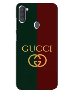 Чохол для Samsung Galaxy A11 (A115) з картинкою «Gucci — темно-зелений градієнт» Чохол для Samsung Galaxy A11 (A115) з картинкою «Gucci — темно-зелений градієнт»