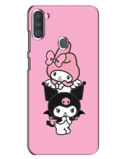 Чохол для Samsung Galaxy A11 (A115) з картинкою «Тріо My Melody та Kuromi»