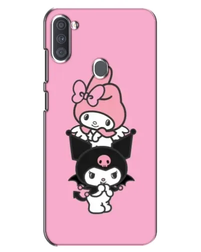 Чохол для Samsung Galaxy A11 (A115) з картинкою «Тріо My Melody та Kuromi»