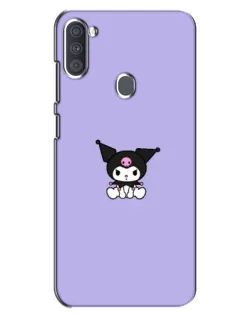 Чохол для Samsung Galaxy A11 (A115) з картинкою «Kuromi — фіолетовий мінімалізм»