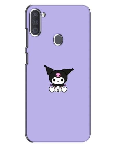 Чохол для Samsung Galaxy A11 (A115) з картинкою «Kuromi — фіолетовий мінімалізм»