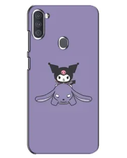 Чохол для Samsung Galaxy A11 (A115) з картинкою «Kuromi на ліловому фоні»