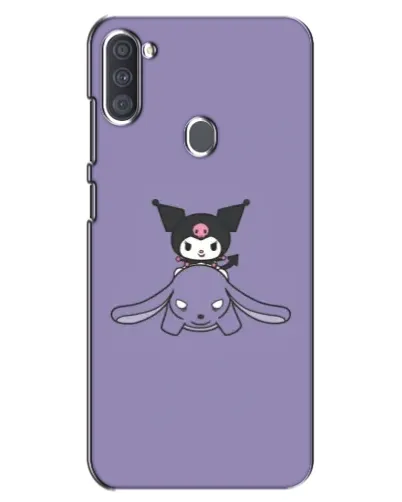 Чохол для Samsung Galaxy A11 (A115) з картинкою «Kuromi на ліловому фоні»