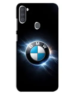 Чохол для Samsung Galaxy A11 (A115) з картинкою «BMW — неонове сяйво»