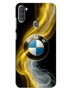 Чохол для Samsung Galaxy A11 (A115) з картинкою «Золотистий дим BMW»