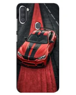 Чохол для Samsung Galaxy A11 (A115) з картинкою «BMW на червоній доріжці»