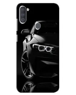 Чохол для Samsung Galaxy A11 (A115) з картинкою «Чорна BMW — профіль»